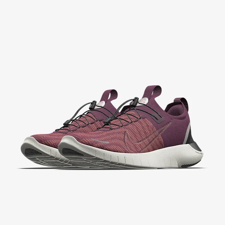 Giày Nike Free Rn By You Nữ Đỏ Sẫm